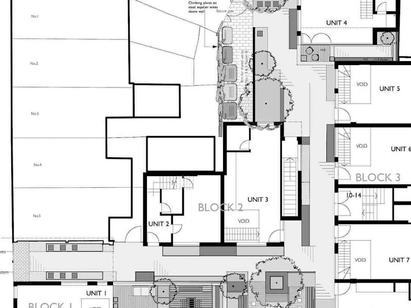 Tristen Knight Garden Design Napier Street Communal Area